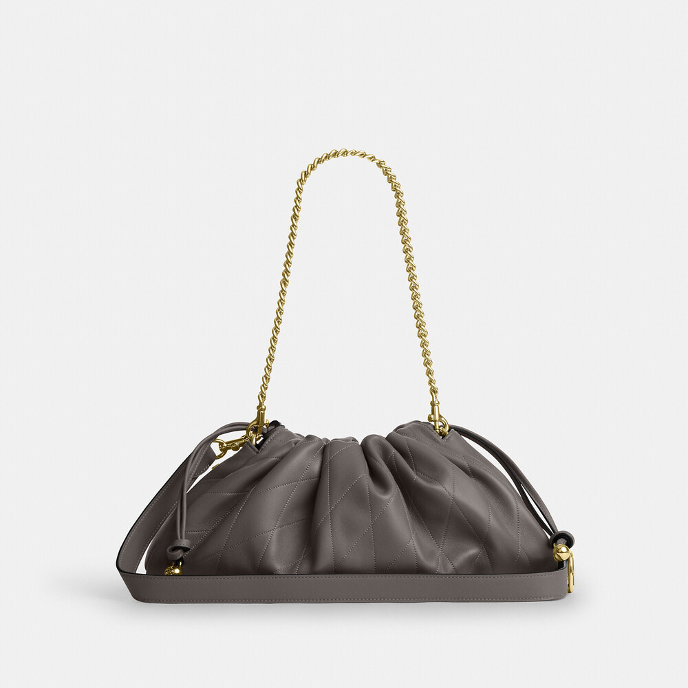 Coach Outlet Faye Large Shoulder Bag With Quilting - Picture 3 of 7